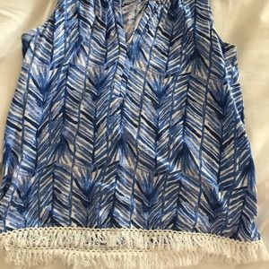 Lilly Pulitzer Kipper Top EUC M